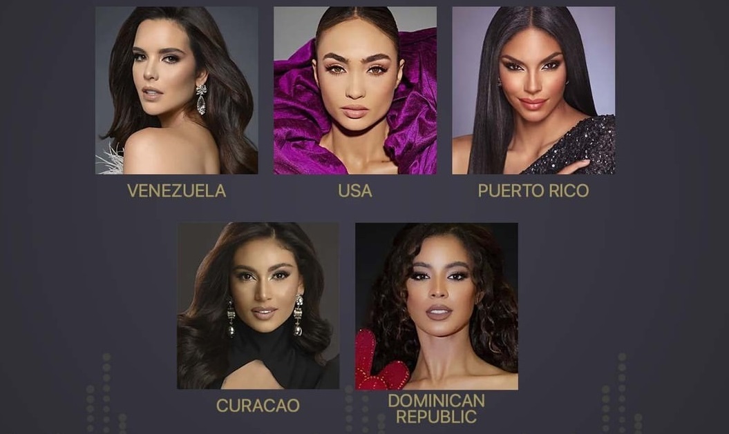 Las cinco finalistas de Miss Universo 2022 2023 Agenciapi.co